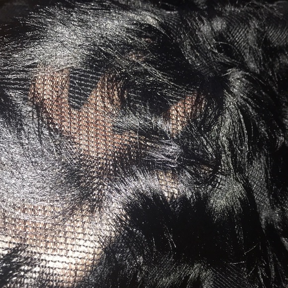 H&M short sleeve fringe top in black,XS!GORGOUES - Picture 5 of 5